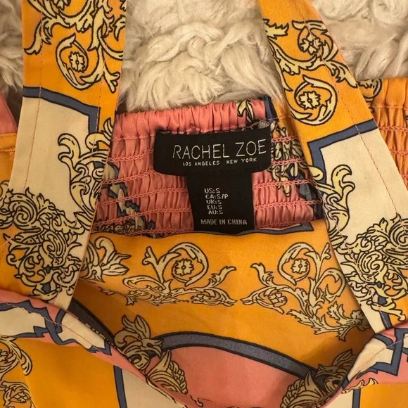 NWOT Rachel Zoe Pink and Orange Geometric two piece set - Picture 8 of 16